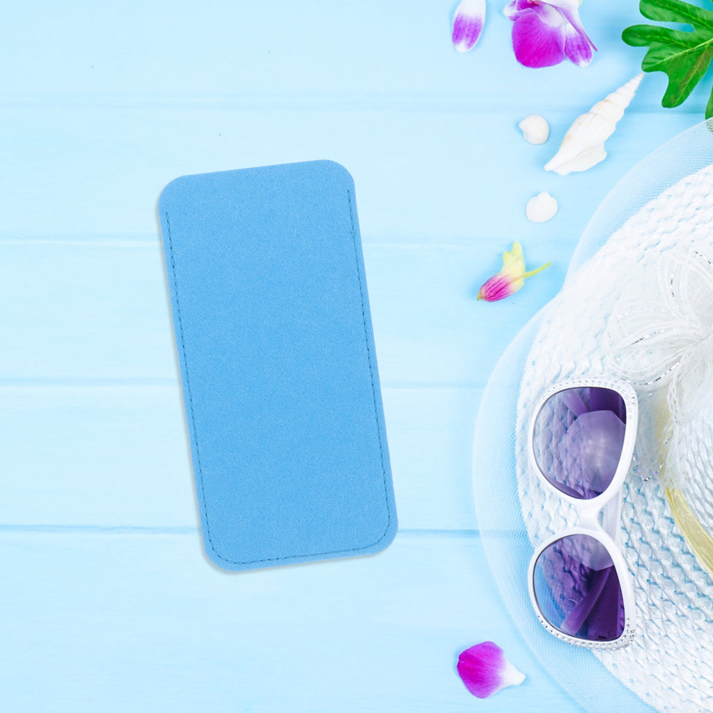 5 Pcs Glasses Bags Soft Felt  Eyeglass Cases Sunglasses Holder Glasses Pouch Sunglasses Storage Bag Reading Glasses Case