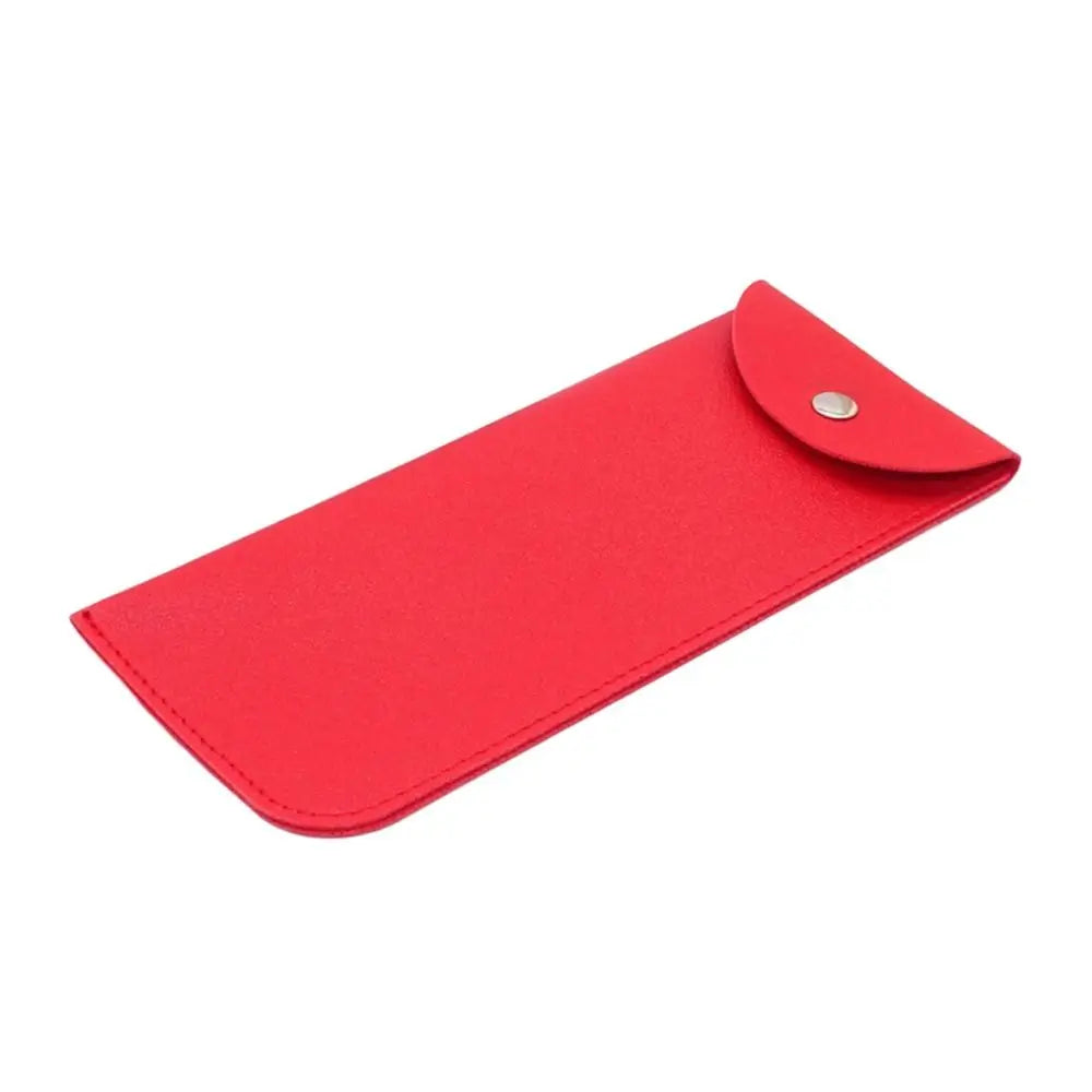 1Pc PU Leather Glasses Bag Protective Cover Sunglasses Case Reading Eyeglasses Eyewear Protecter Case With Metal Buckle Portable