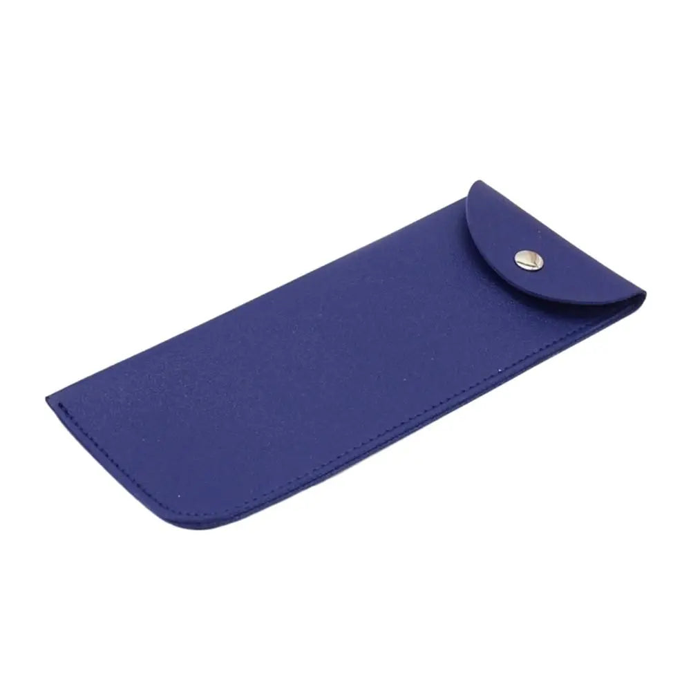 1Pc PU Leather Glasses Bag Protective Cover Sunglasses Case Reading Eyeglasses Eyewear Protecter Case With Metal Buckle Portable