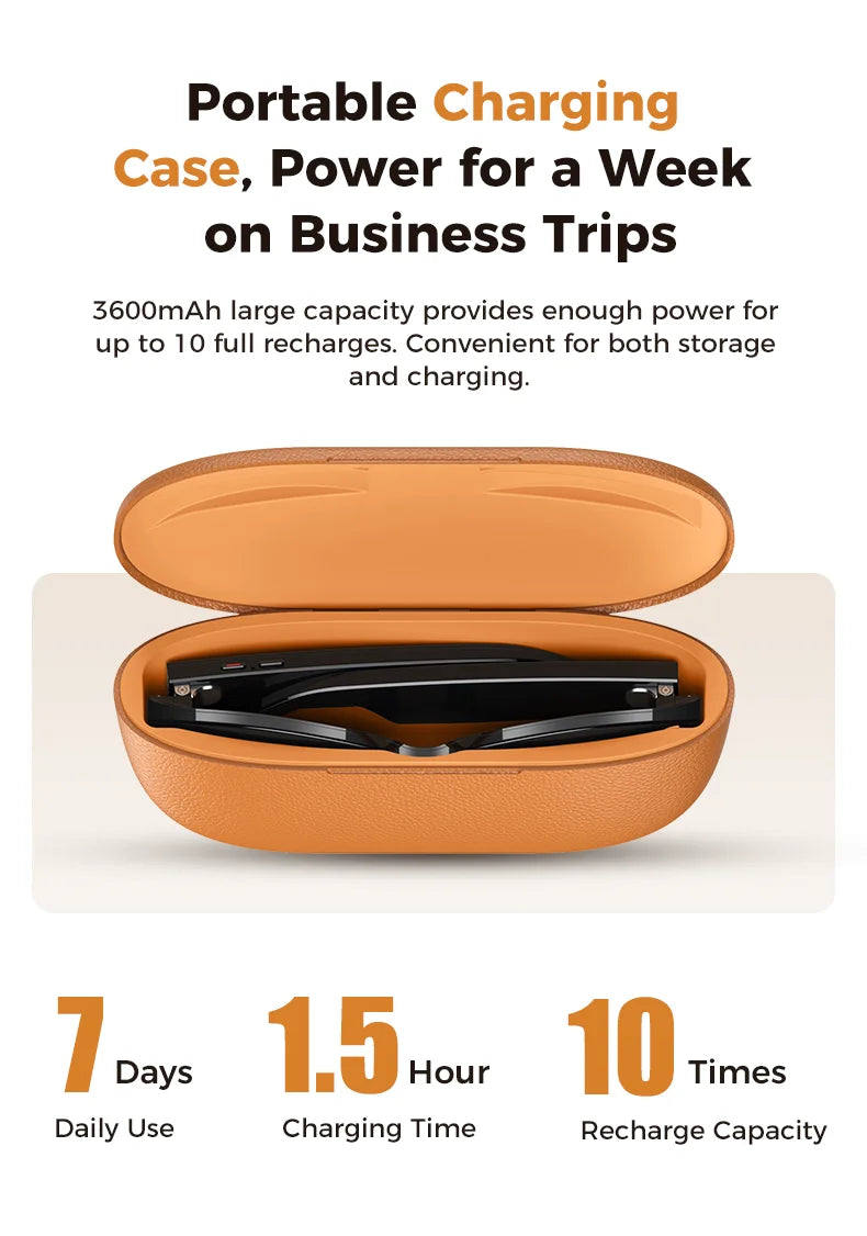 2026 Ultra AI Smart Glasses 1200P Camera ChatGPT Voice Assistant 32GB Storage Real-time Translation Bluetooth Music Sunglasses