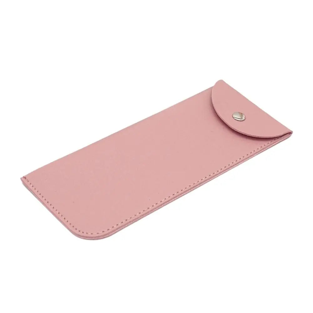 1Pc PU Leather Glasses Bag Protective Cover Sunglasses Case Reading Eyeglasses Eyewear Protecter Case With Metal Buckle Portable