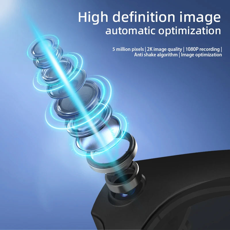 2026 New AI Smart Glasses AI Translation 8MP HD Camera 4K Shooting Image Conversation Recording Listening To Music Smart Glasses