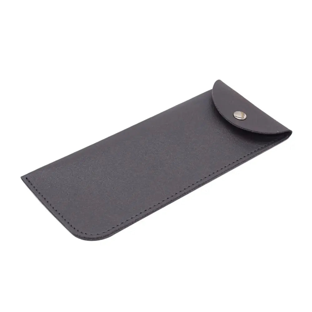 1Pc PU Leather Glasses Bag Protective Cover Sunglasses Case Reading Eyeglasses Eyewear Protecter Case With Metal Buckle Portable