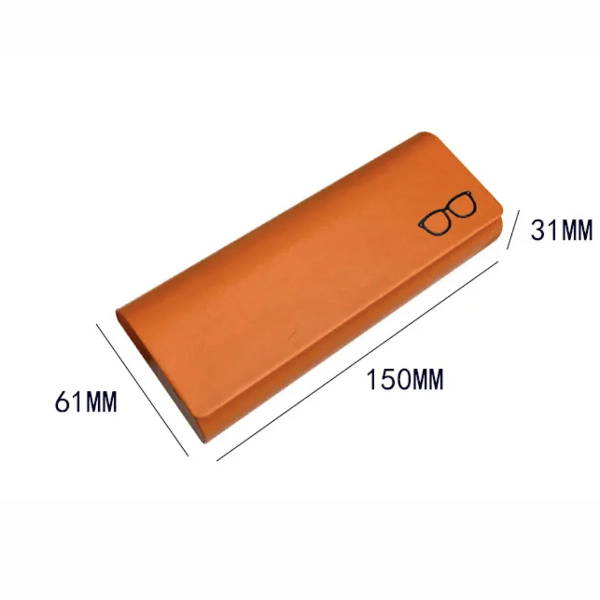 New Glasses Case High-value High-grade Leather Sunglasses Box Compression-proof Storage Box