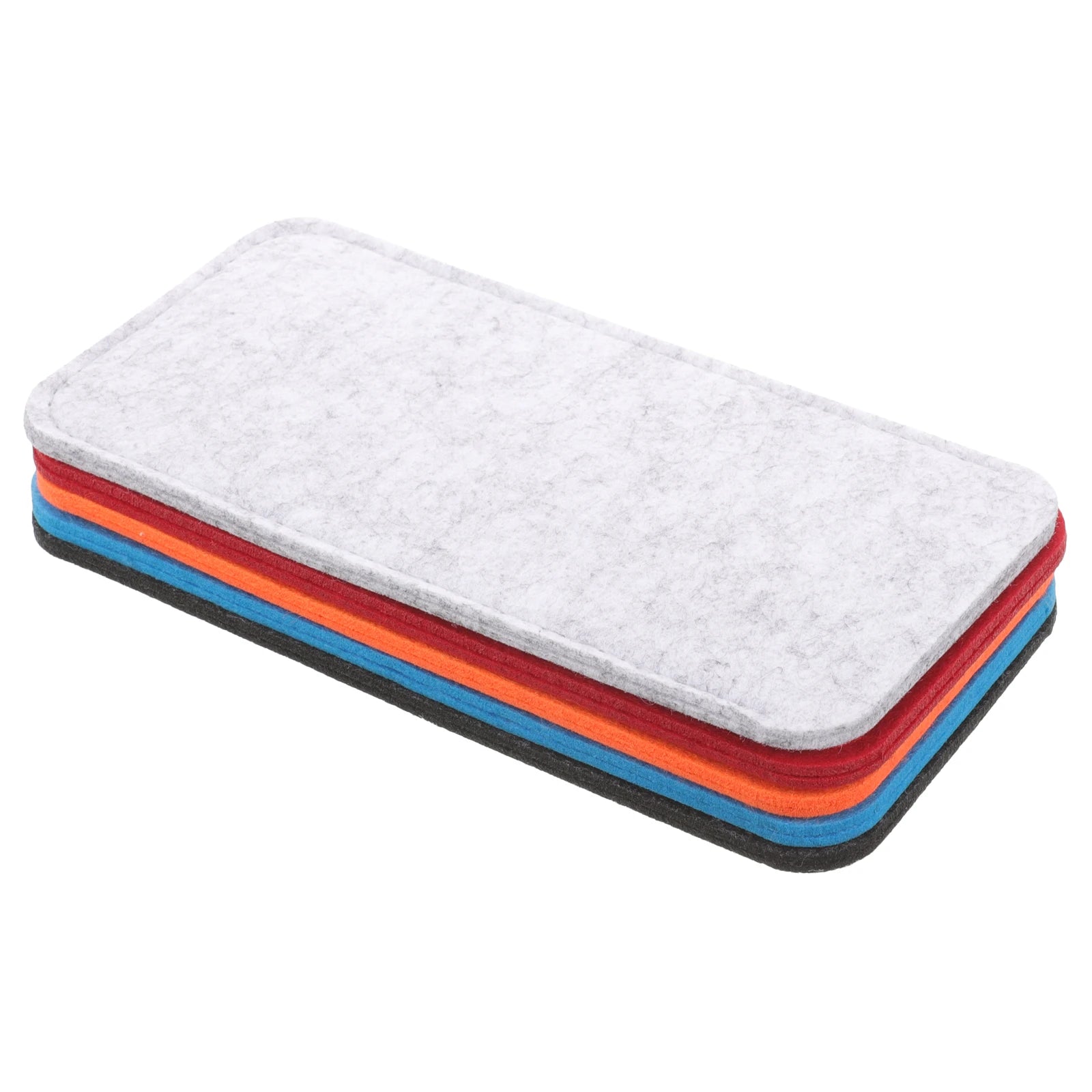 5 Pcs Glasses Bags Soft Felt  Eyeglass Cases Sunglasses Holder Glasses Pouch Sunglasses Storage Bag Reading Glasses Case