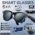 2026 Ultra AI Smart Glasses 1200P Camera ChatGPT Voice Assistant 32GB Storage Real-time Translation Bluetooth Music Sunglasses