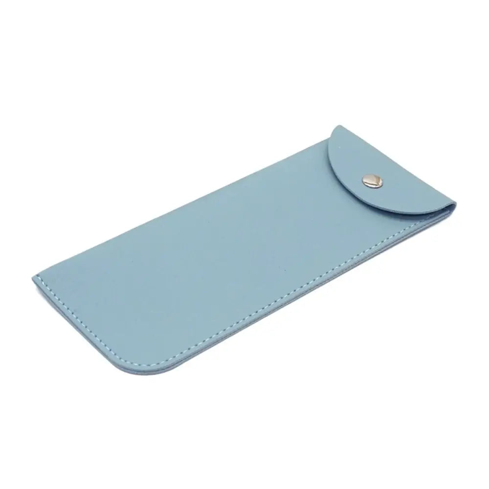 1Pc PU Leather Glasses Bag Protective Cover Sunglasses Case Reading Eyeglasses Eyewear Protecter Case With Metal Buckle Portable