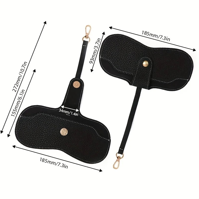 1/3/4/6Pcs Portable Glasses Storage Bag Slim Fashion Glasses Case Holder Glasses Organizer Travel Sunglasses Protective Cover