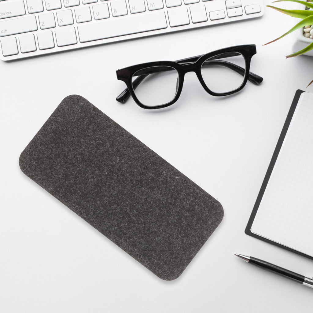 5 Pcs Glasses Bags Soft Felt  Eyeglass Cases Sunglasses Holder Glasses Pouch Sunglasses Storage Bag Reading Glasses Case
